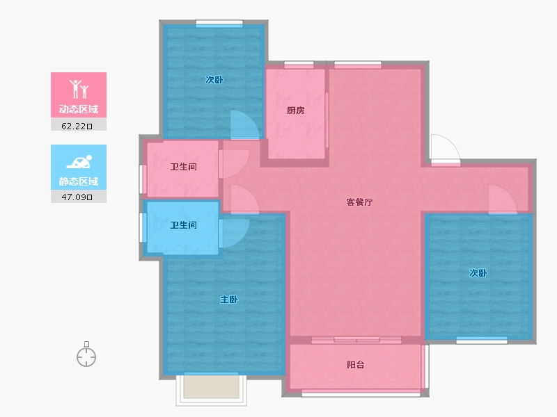 山东省-济宁市-锦绣华城-99.00-户型库-动静分区