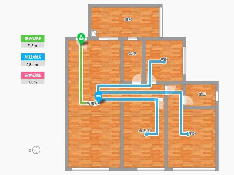 四川省-遂宁市-欣泽*紫云壹号-118.52-户型库-动静线