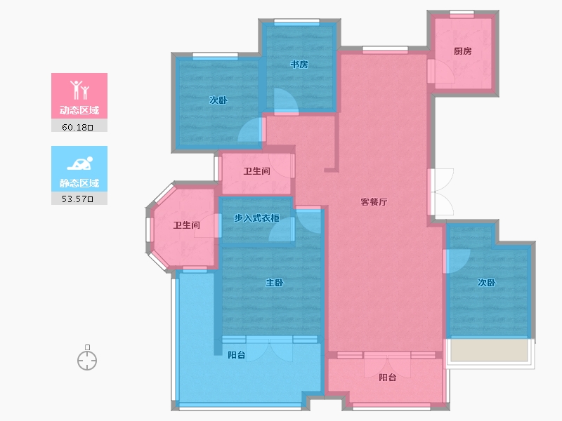 山东省-枣庄市-供销兰园-100.00-户型库-动静分区