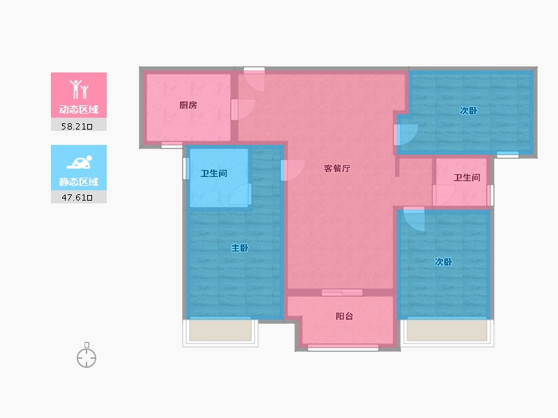 河南省-南阳市-建业-94.00-户型库-动静分区