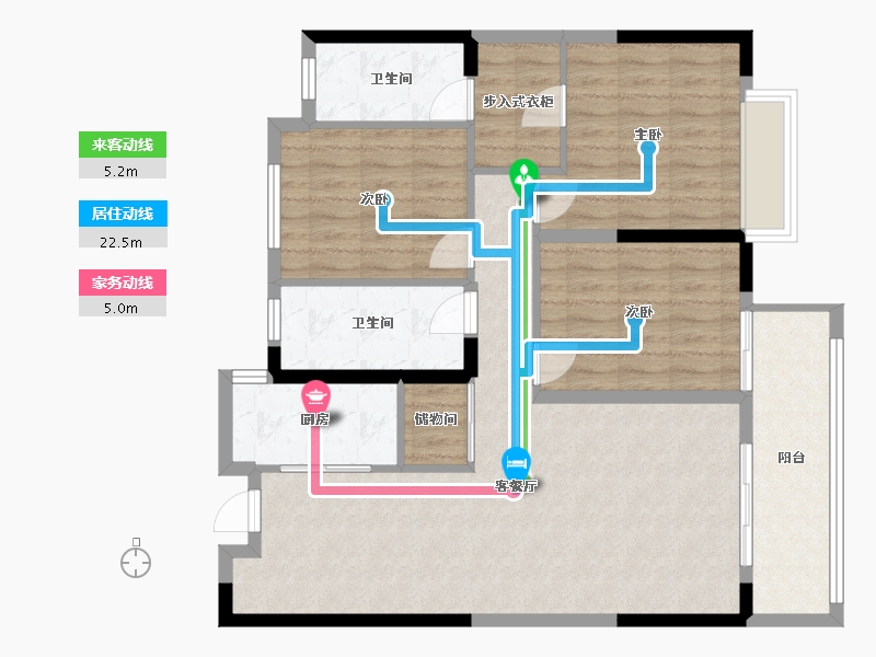 湖北省-黄冈市-广济府-100.31-户型库-动静线