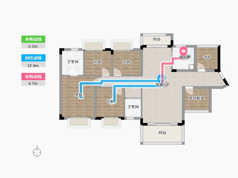 广西壮族自治区-钦州市-钦州碧桂园天玺湾-110.00-户型库-动静线