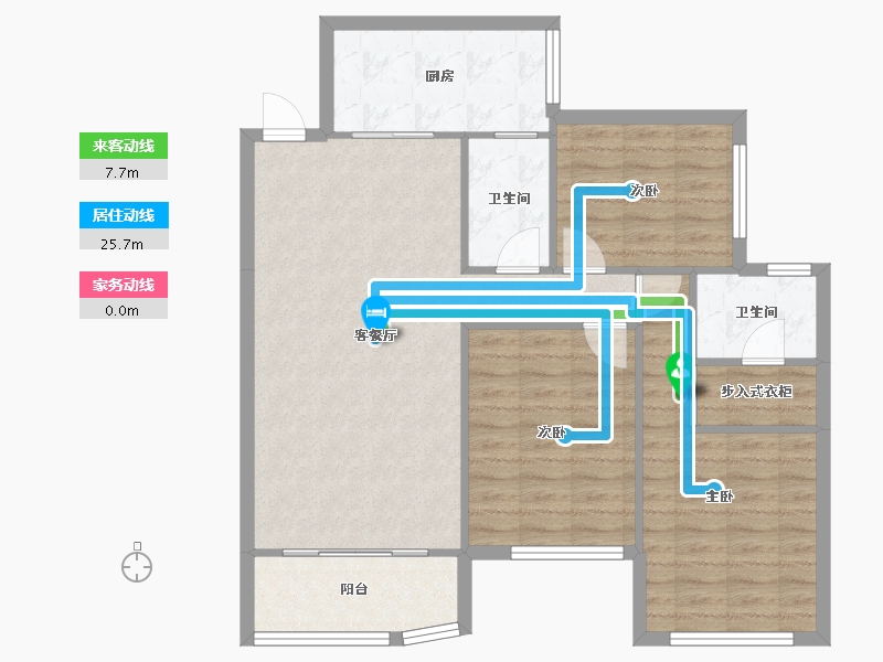 云南省-曲靖市-立得尚都豪庭-98.00-户型库-动静线