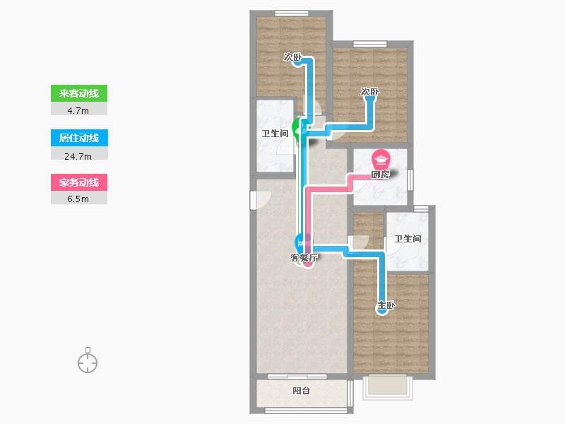 河北省-廊坊市-狮子城-94.00-户型库-动静线