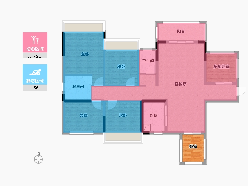 广西壮族自治区-玉林市-安美景城-105.00-户型库-动静分区