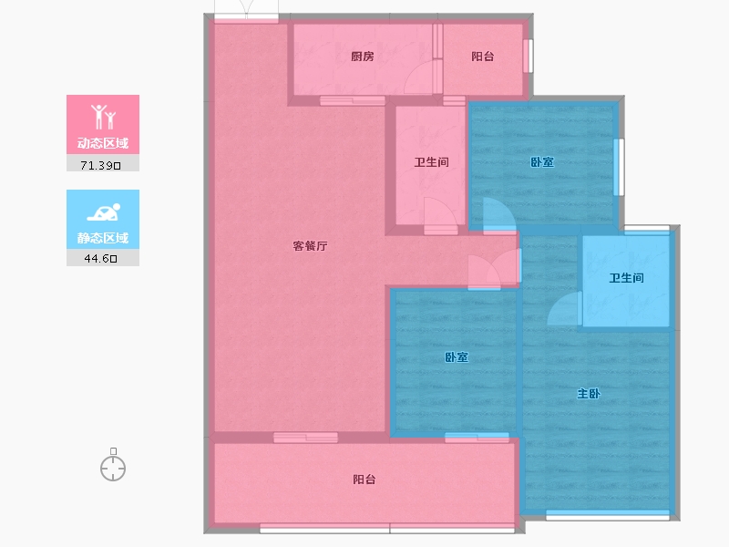 四川省-宜宾市-中铁卓越城-99.00-户型库-动静分区