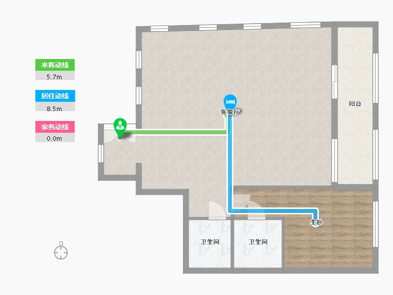 浙江省-温州市-中梁首府2期-300.00-户型库-动静线