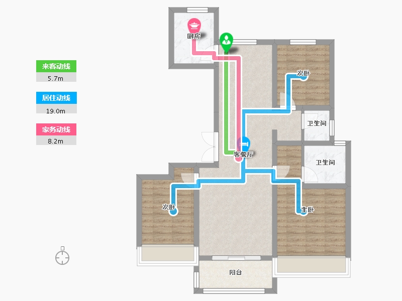 河北省-邯郸市-尚品新苑-100.00-户型库-动静线