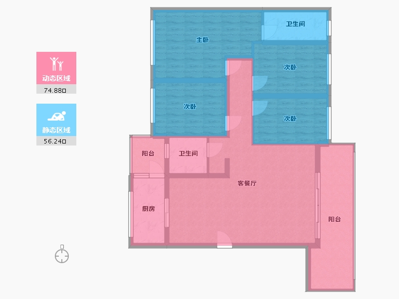 贵州省-遵义市-民都-112.58-户型库-动静分区