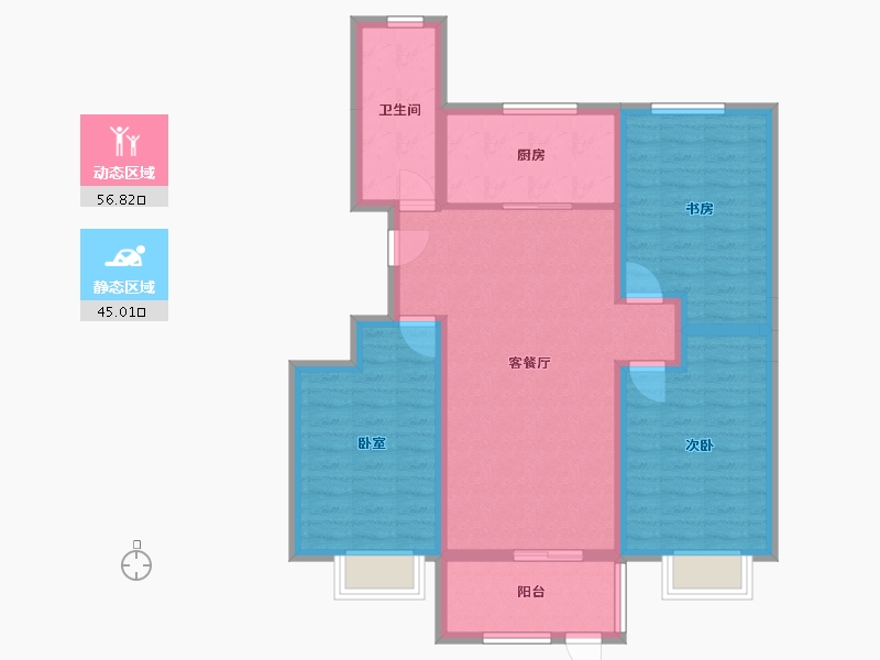 山东省-临沂市-金港城-119.00-户型库-动静分区