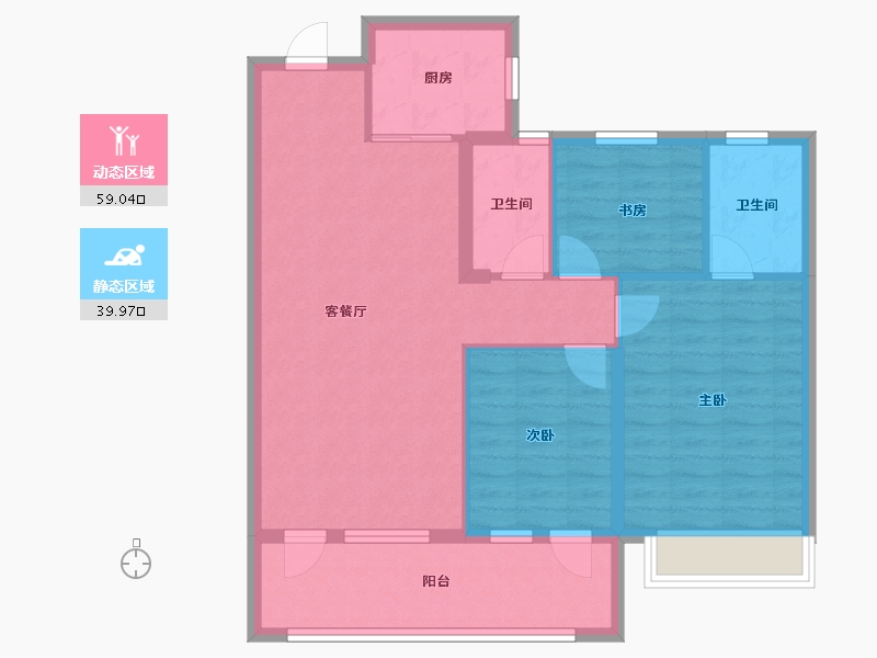 山东省-枣庄市-青檀府-88.00-户型库-动静分区