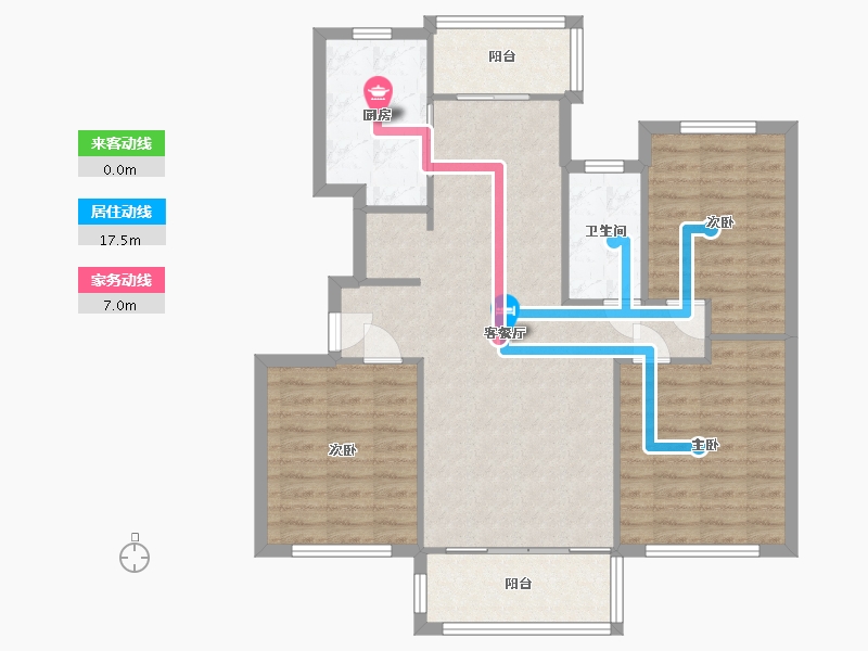 河南省-新乡市-建业联盟新城-97.21-户型库-动静线