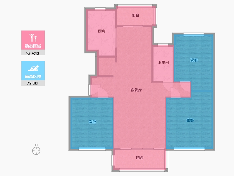 河南省-新乡市-建业联盟新城-97.21-户型库-动静分区