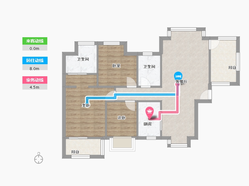 广东省-深圳市-翰岭院-71.20-户型库-动静线