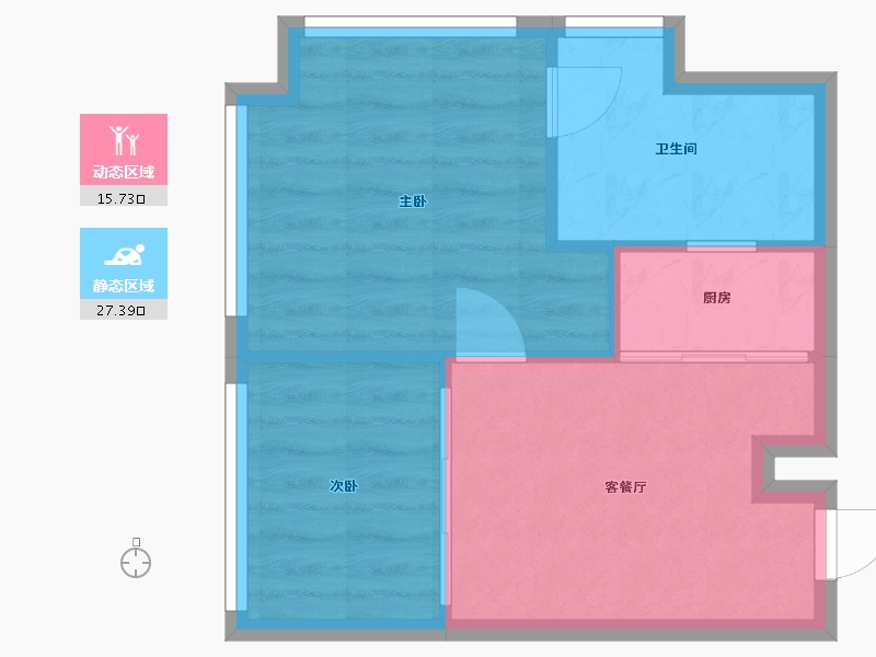 山东省-威海市-海信海景壹号-43.00-户型库-动静分区