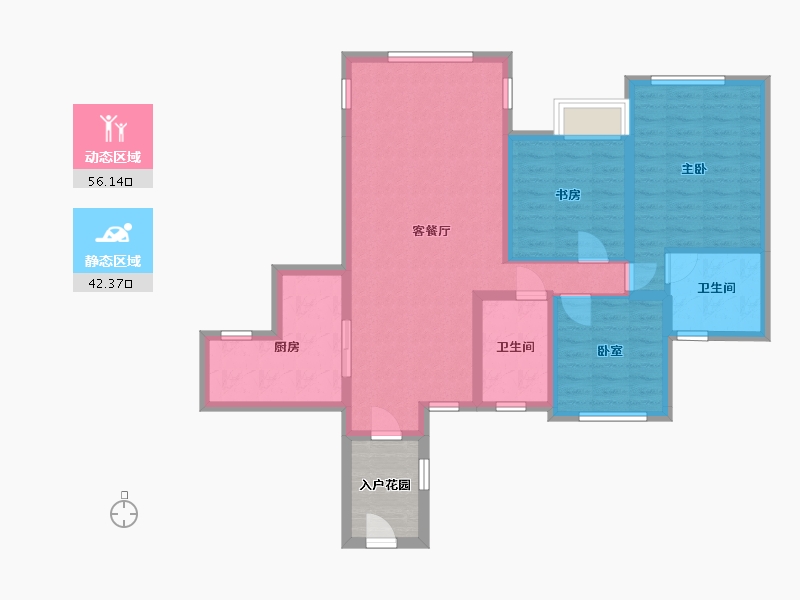 四川省-雅安市-蒙山府-87.12-户型库-动静分区