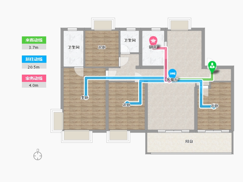 江西省-南昌市-新力城-115.20-户型库-动静线