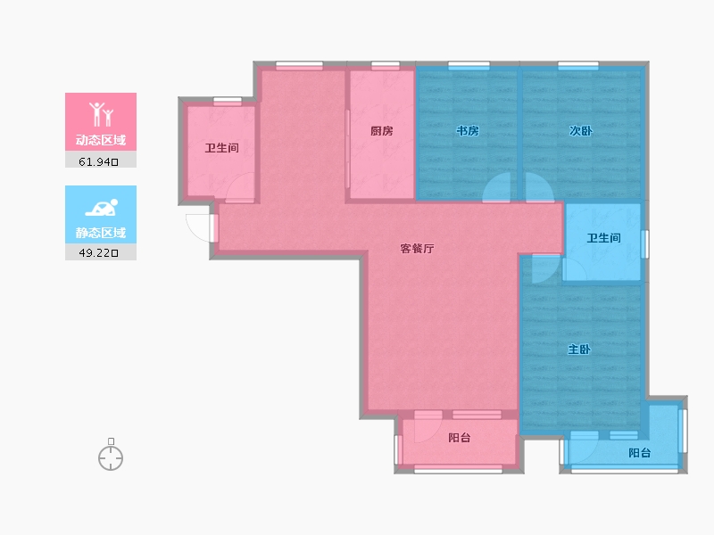 河北省-承德市-御景新城二期-99.50-户型库-动静分区