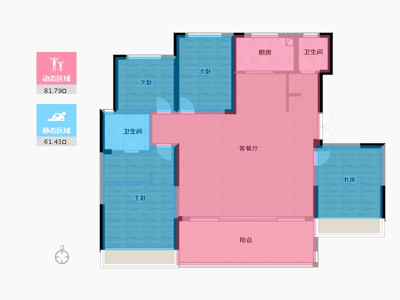 河南省-许昌市-中建观湖珑府-130.00-户型库-动静分区