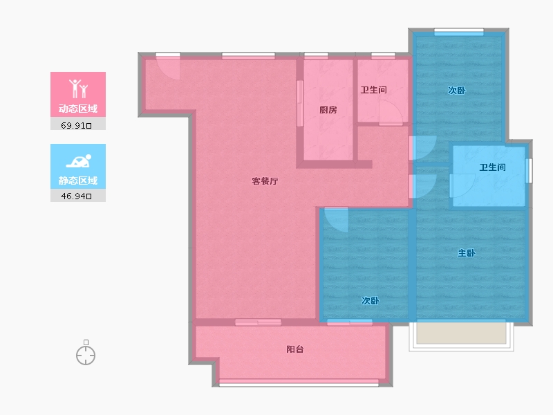 河南省-商丘市-悦珑府-105.12-户型库-动静分区