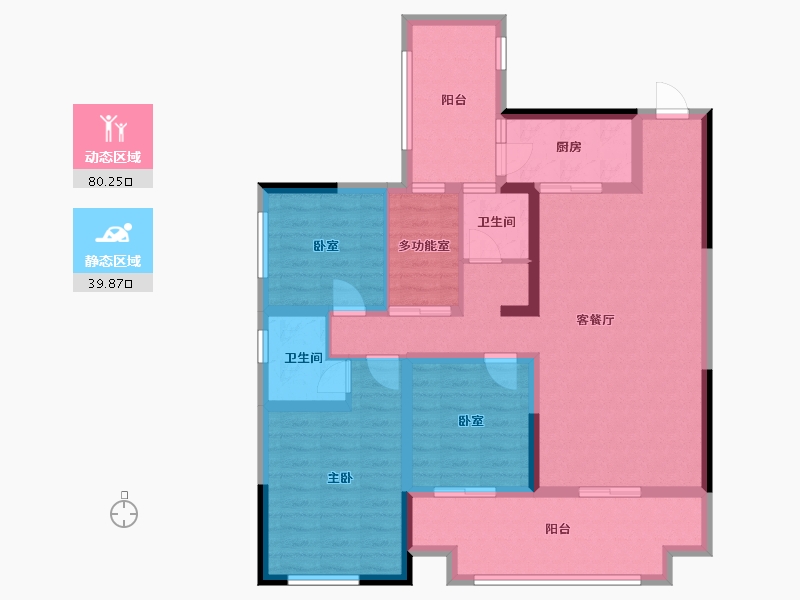 云南省-昭通市-红星红城国际-100.00-户型库-动静分区