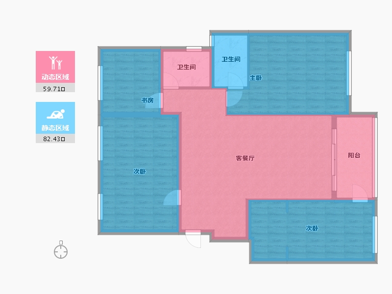 安徽省-宣城市-状元府-109.00-户型库-动静分区