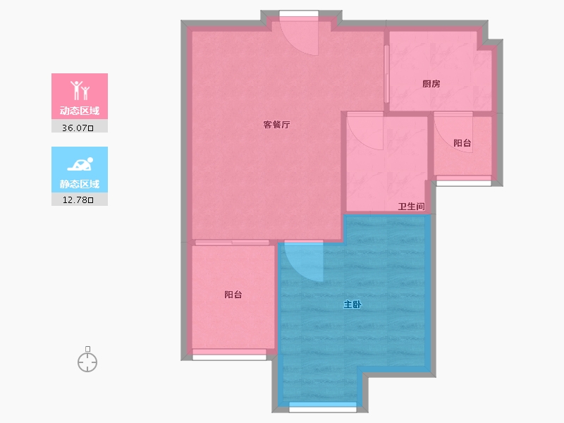 海南省-海口市-鲁能钓鱼台美高梅-44.00-户型库-动静分区