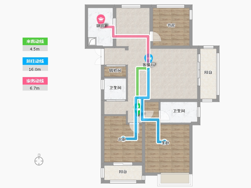 湖北省-宜昌市-智禧湾-99.68-户型库-动静线