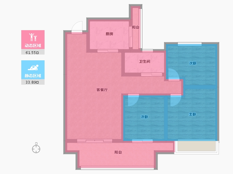 安徽省-芜湖市-祥生海棠湾-80.80-户型库-动静分区