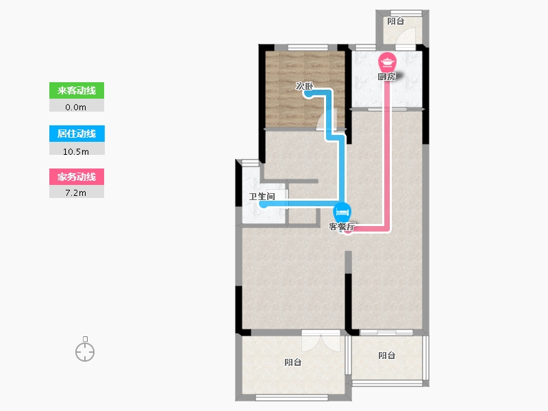 河南省-许昌市-中建观湖珑府-83.20-户型库-动静线