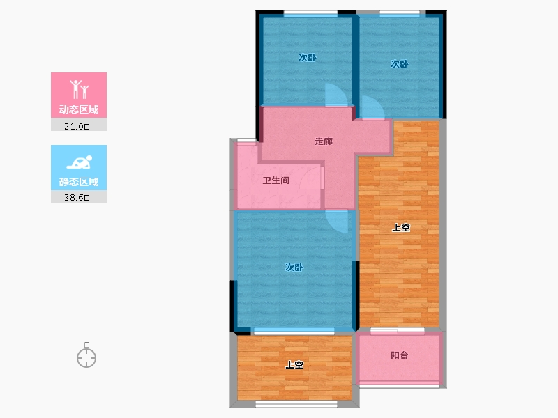 河南省-许昌市-中建观湖珑府-51.20-户型库-动静分区