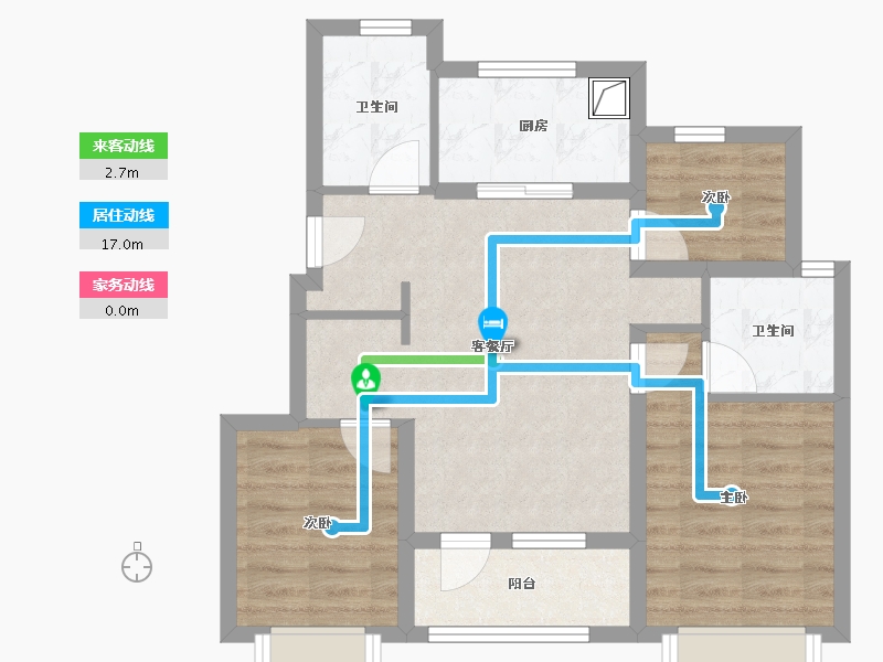 北京-北京市-中建京西印玥-71.20-户型库-动静线