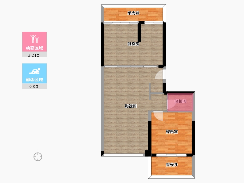 河南省-许昌市-中建观湖珑府-64.00-户型库-动静分区