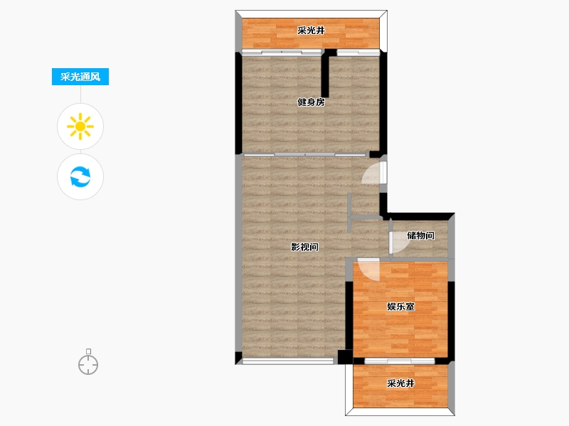 河南省-许昌市-中建观湖珑府-64.00-户型库-采光通风