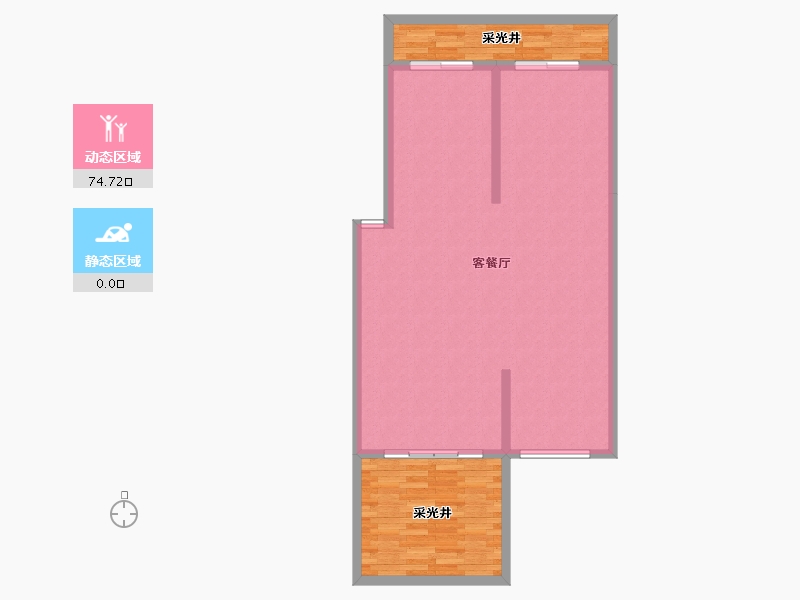 河南省-许昌市-中建观湖珑府-77.60-户型库-动静分区