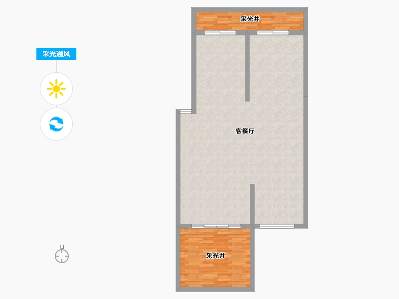 河南省-许昌市-中建观湖珑府-77.60-户型库-采光通风