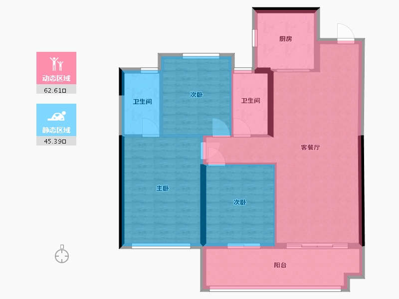 福建省-泉州市-和樾-98.00-户型库-动静分区