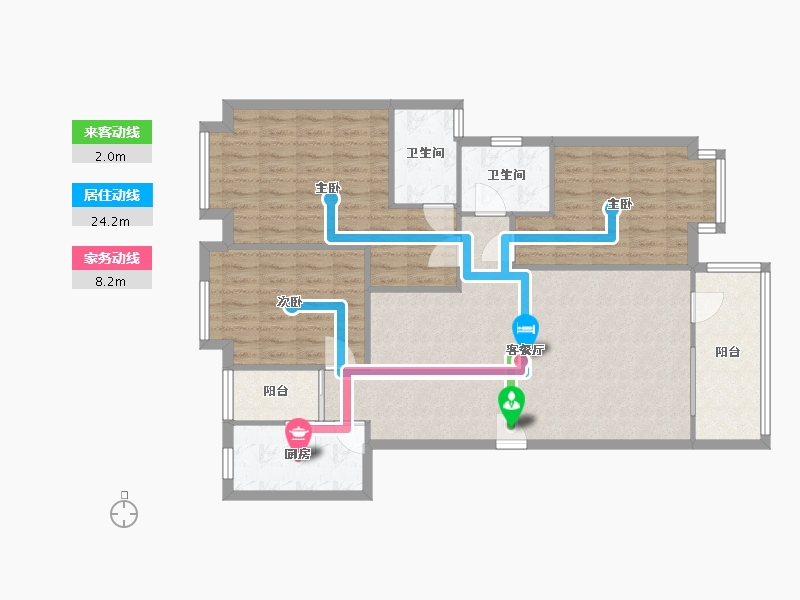 四川省-成都市-天府江-南A区-110.00-户型库-动静线