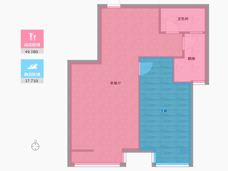 河北省-唐山市-鹭港-58.06-户型库-动静分区