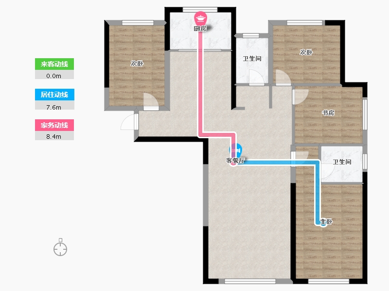 山东省-菏泽市-金河小区-122.91-户型库-动静线