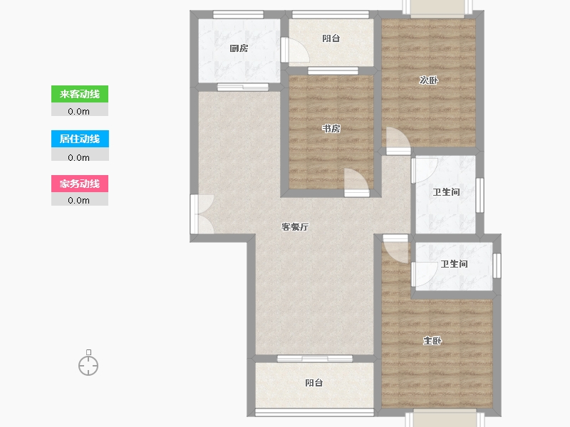 江西省-上饶市-书香名府-93.00-户型库-动静线