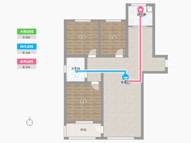 福建省-宁德市-盛世东方-97.16-户型库-动静线