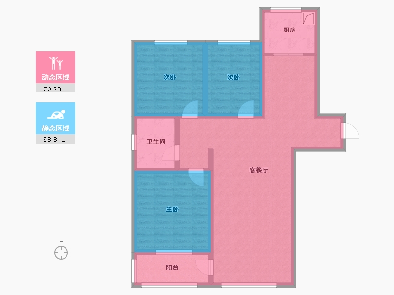 福建省-宁德市-盛世东方-97.16-户型库-动静分区