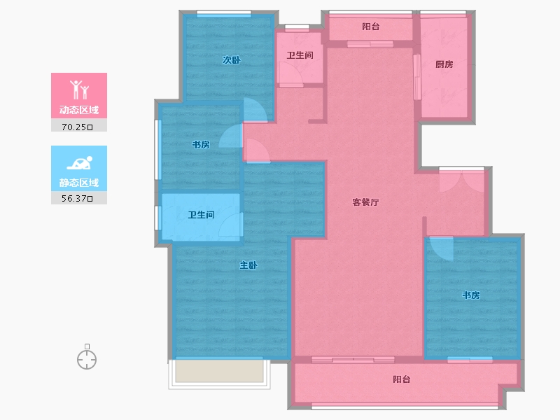 山东省-枣庄市-青檀府-120.00-户型库-动静分区