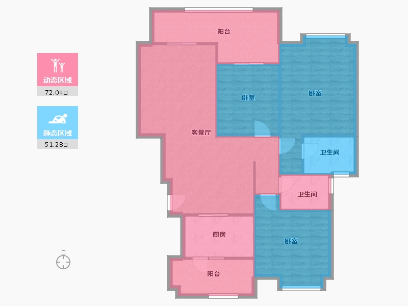 广东省-广州市-运动员村-四区-113.01-户型库-动静分区