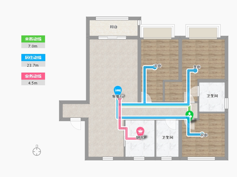 山东省-青岛市-后海社区-108.00-户型库-动静线