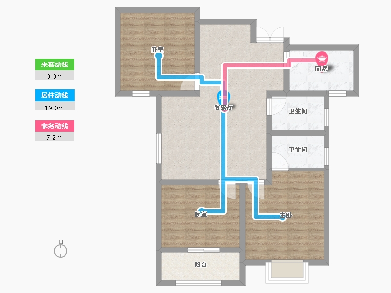 陕西省-咸阳市-农科人才公寓-102.11-户型库-动静线