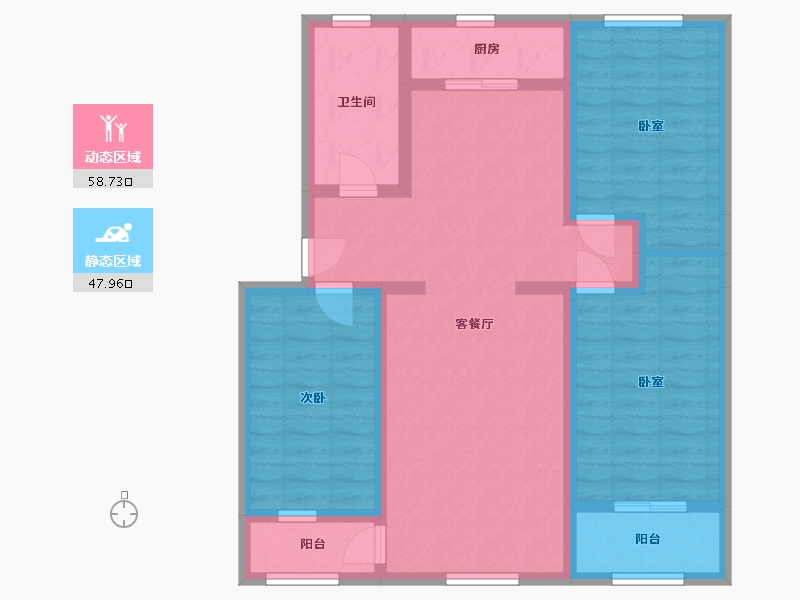 河北省-保定市-北英小区-110.00-户型库-动静分区