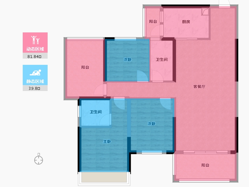 广西壮族自治区-崇左市-田心财富广场-99.20-户型库-动静分区