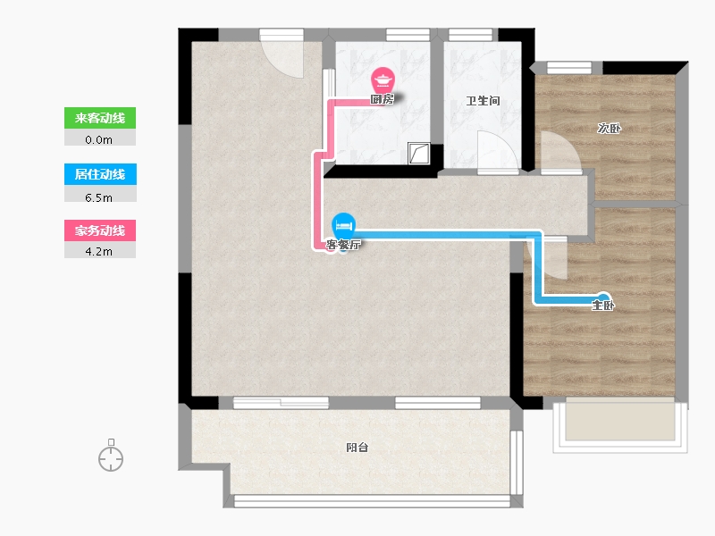 安徽省-合肥市-都荟大观-69.08-户型库-动静线